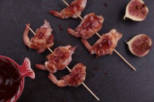 Krewetkowe szaszłyki w sosie bbq