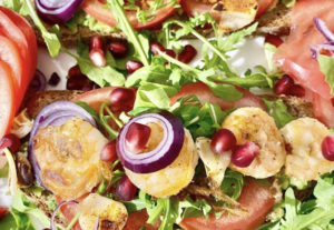 Grzanki z krewetkami BIO